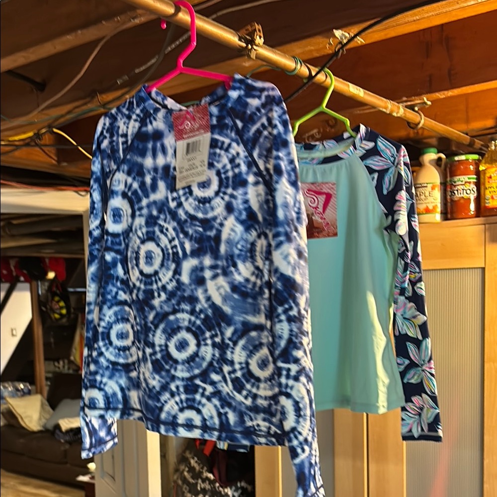 2 Kanu Surf Rash guards w/matching bottoms